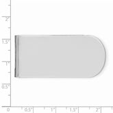 Sterling Silver Rhodium-plated Money Clip